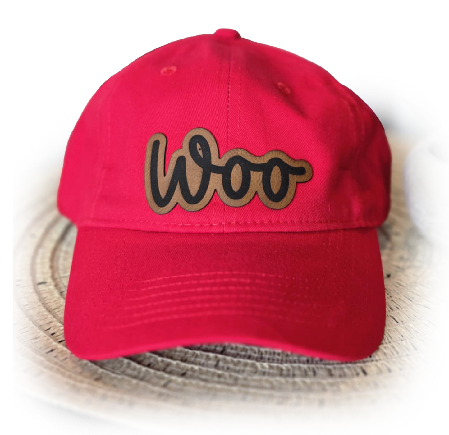 Personalized Leather Patch Hat