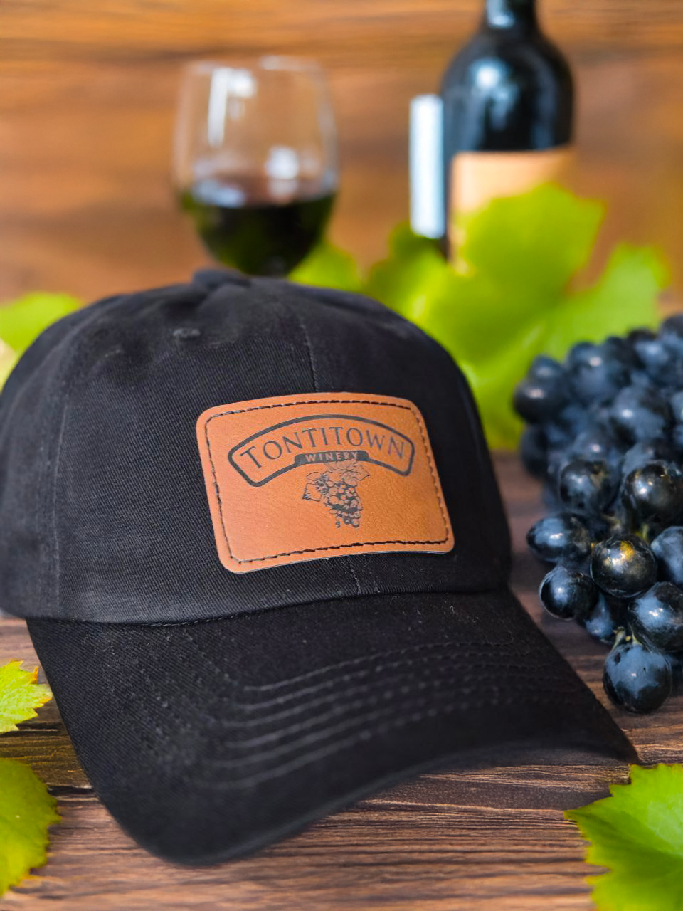 Personalized Leather Patch Hat