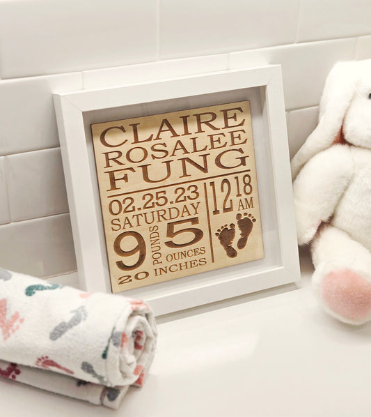 Baby Stat Sign