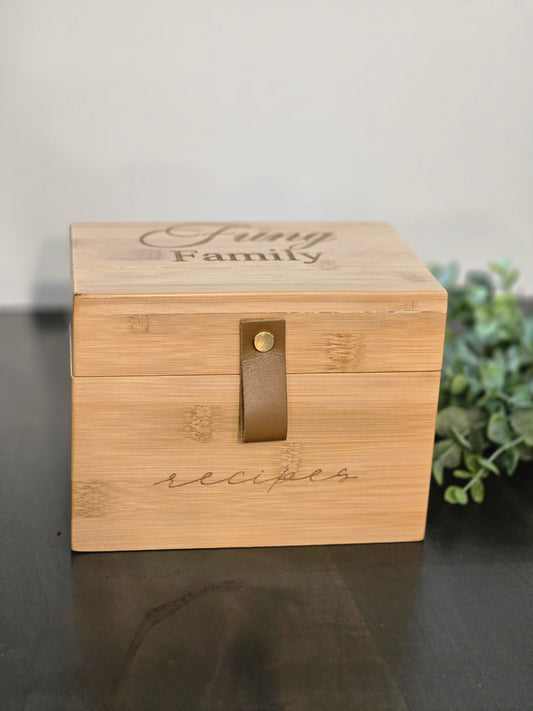 Personalized Family Recipe Holder
